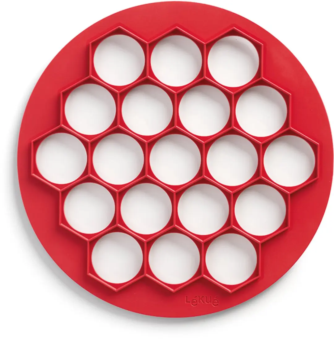 Lékué Bakvorm Mini Taartjes Set - Red