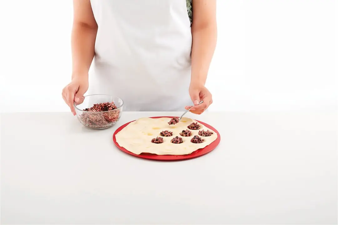 Lékué Bakvorm Mini Taartjes Set - Red