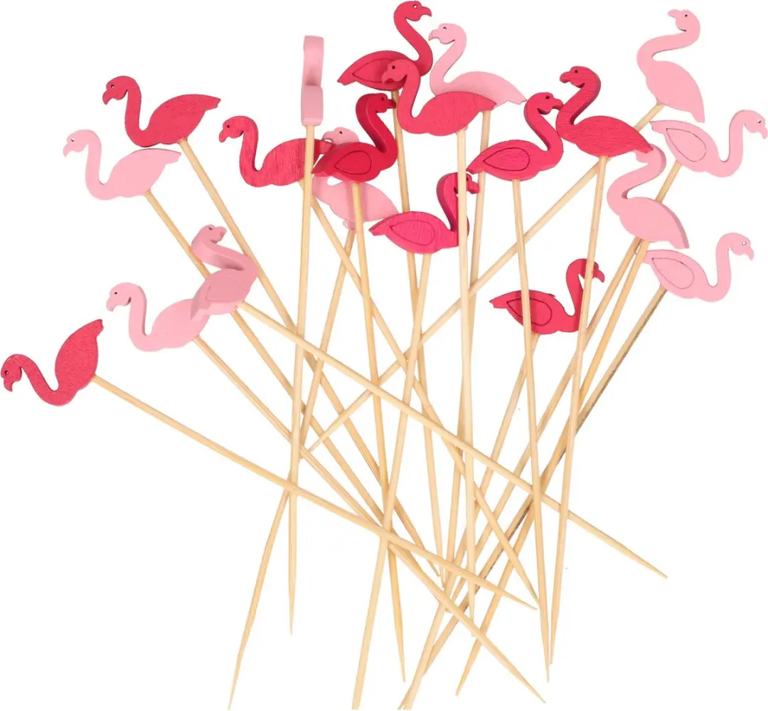 Excellent Houseware Flamingo Cocktailprikkers