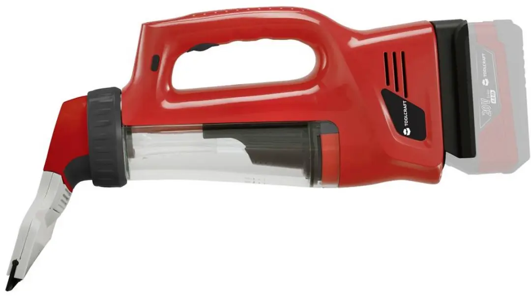 TOOLCRAFT CWC-L0120 Raamzuiger - Zwart/Rood