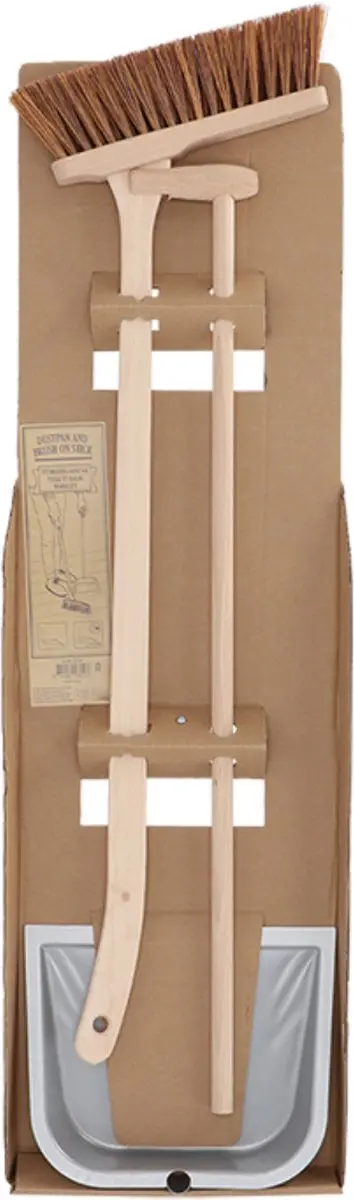 Esschert Design Stoffer en Blik MariaSet GT185 - Beige/Zilver