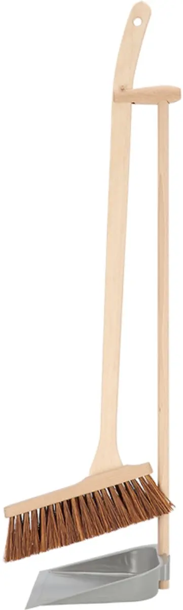 Esschert Design Stoffer en Blik MariaSet GT185 - Beige/Zilver