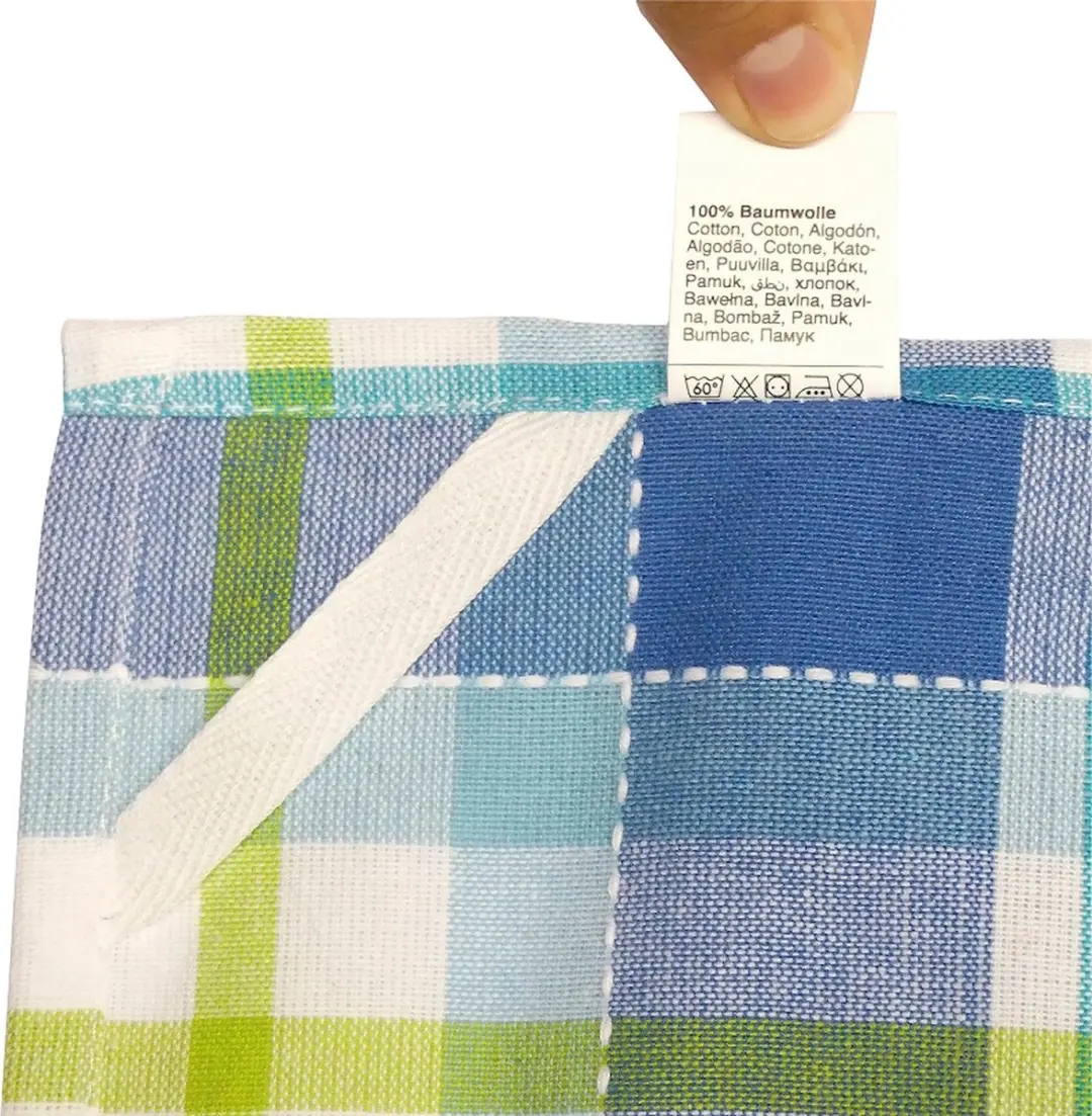 Kela Pasado Theedoek 3 Designs Set - 12 Stuks - Blauw