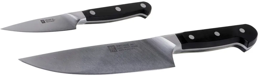 Zwilling Pro 2-delige messenset 38430-003-0 - Koksmes & Groentemes - Zwart
