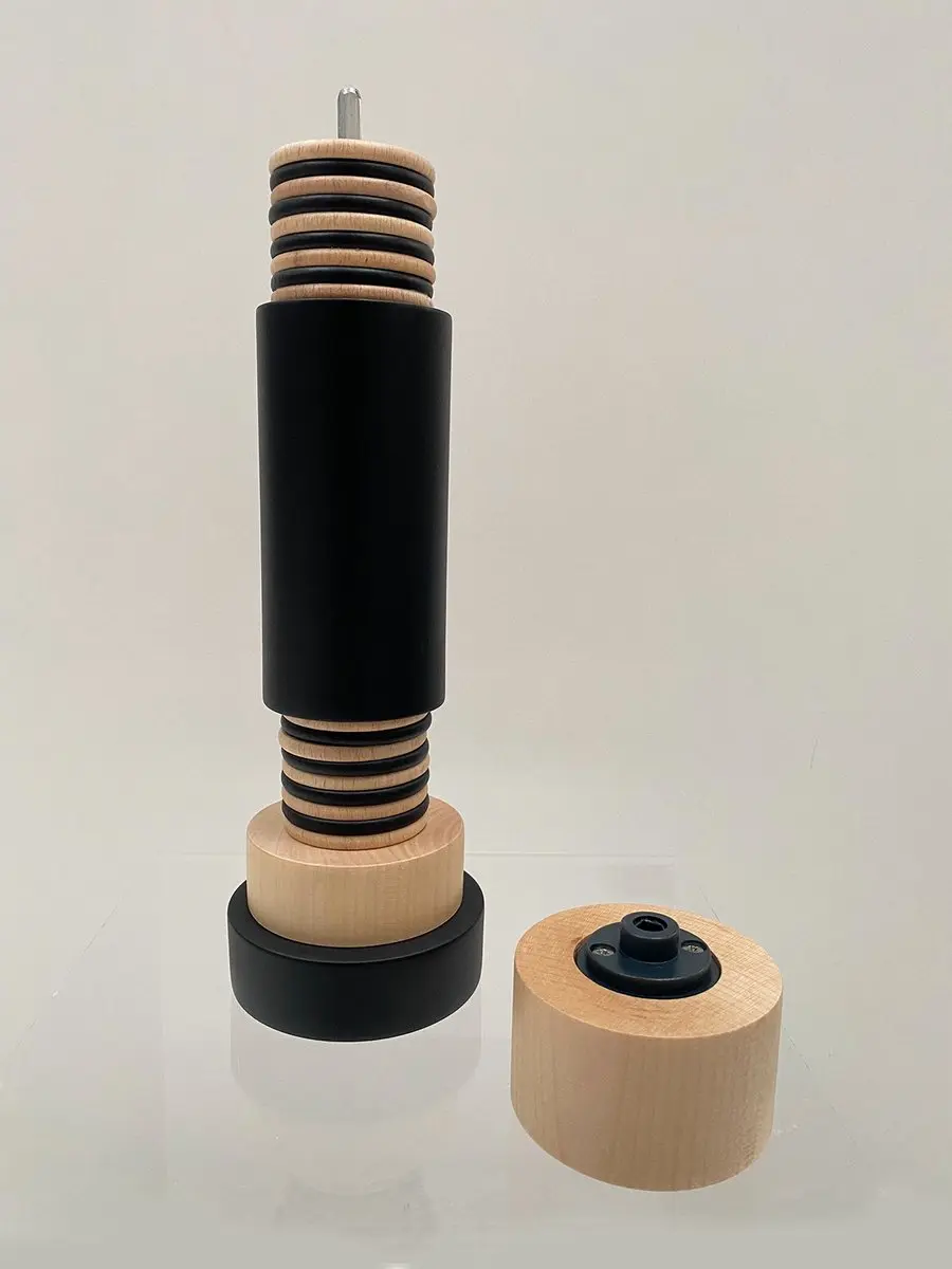 Alessi MP0215 Peper- en Zoutmolen - Zwart