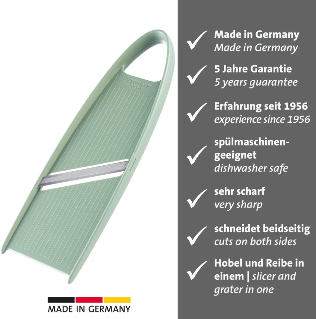 Westmark Hobelix Mint Groentesnijder - 117022EM - Mint Groen/Zilver