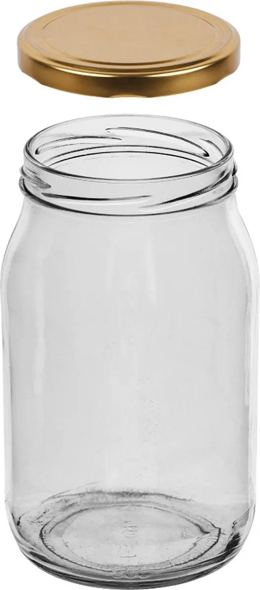 Browin Glazenpotten 900ml - 6 Stuks (goud)