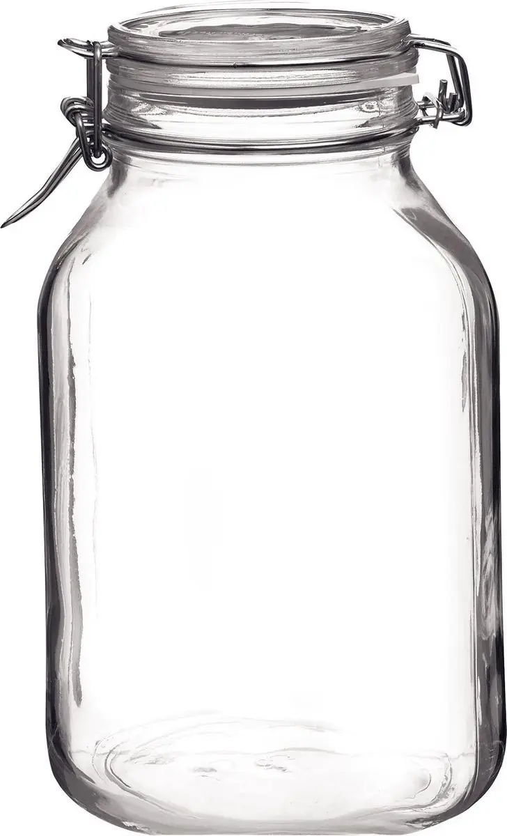 Bormioli Rocco Weckpotten Set 2x - 1,5L & 3L Transparant