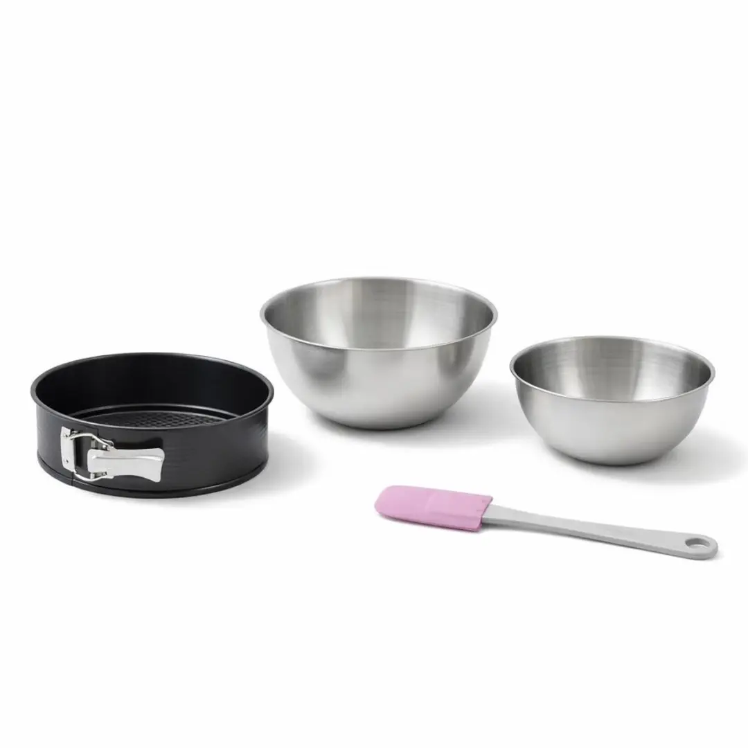 Zenker Set Springvorm 20cm + Mengkommen + Spatel - Zwart