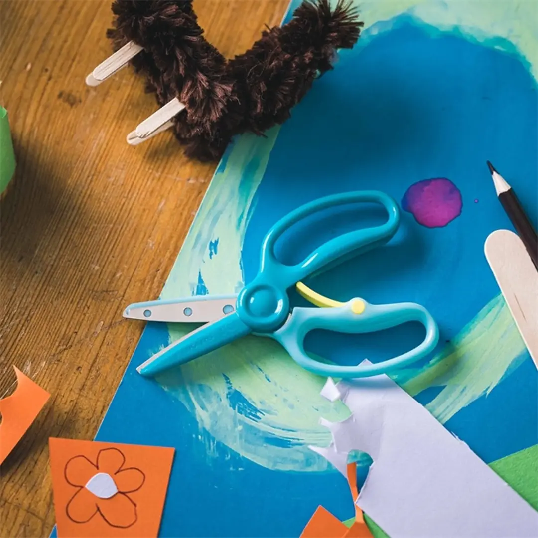 Fiskars 1064068 Kinderrechteschaar - Blauw