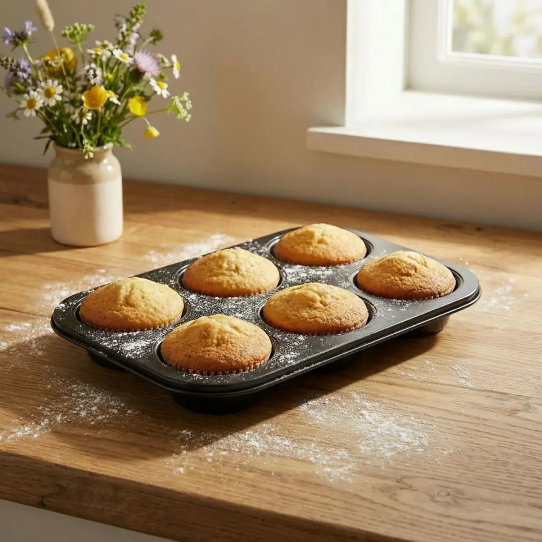 Alpina Muffinvorm 6 Stuks - Zwart
