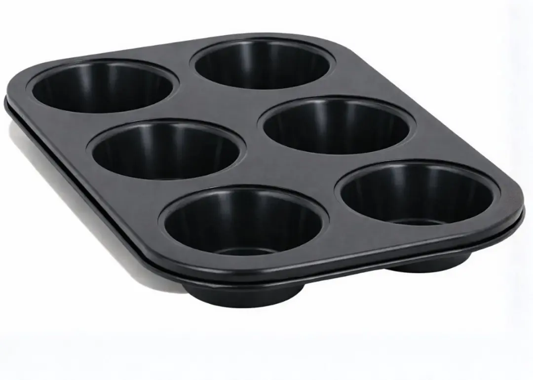 Alpina Muffinvorm 6 Stuks - Zwart