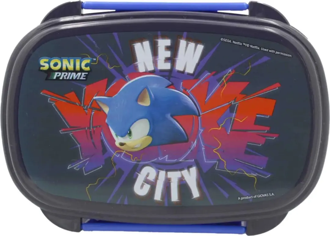 Sonic the Hedgehog Sandwichdoos met Bestekset - 0,45L - 5-delig - Multi