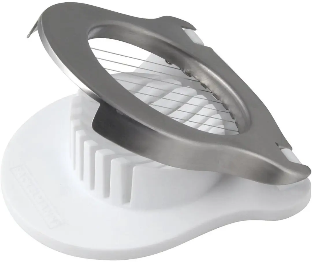 Fackelmann Basic Eierknipper - Wit/Grijs