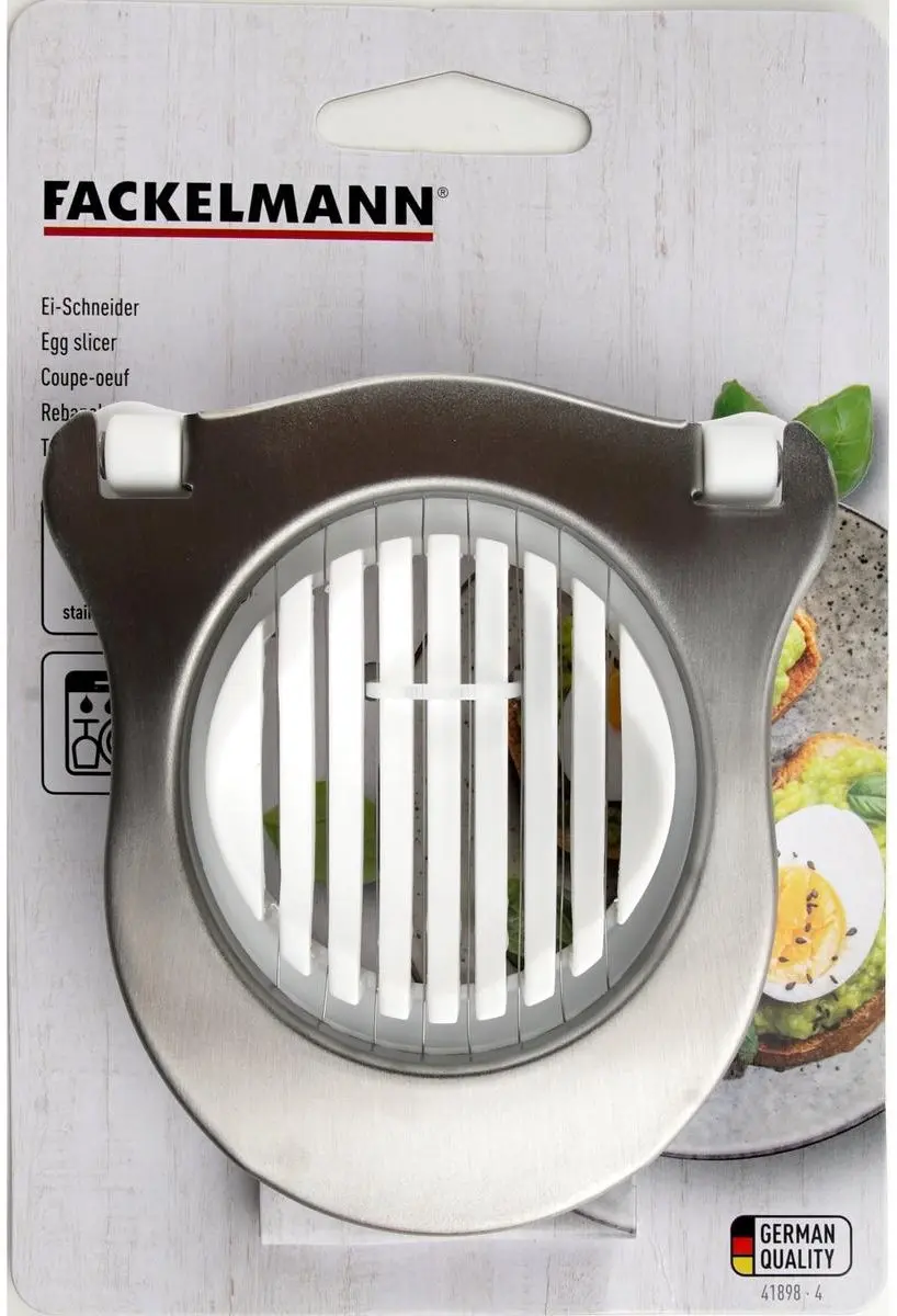 Fackelmann Basic Eierknipper - Wit/Grijs - afbeelding 6 van 6