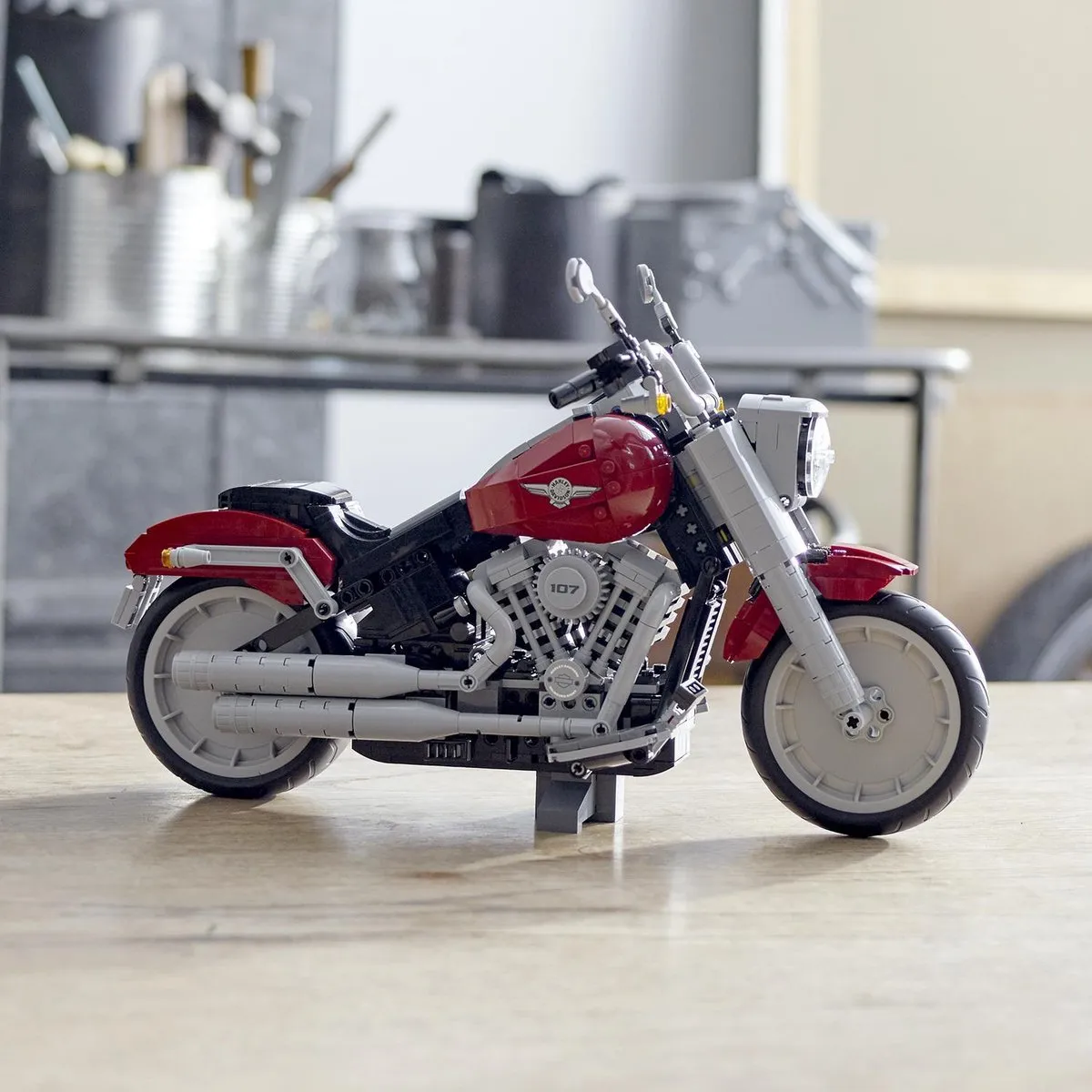 LEGO Creator Expert Harley-Davidson Fat Boy 10269 - 1023 Stenen - Zwart