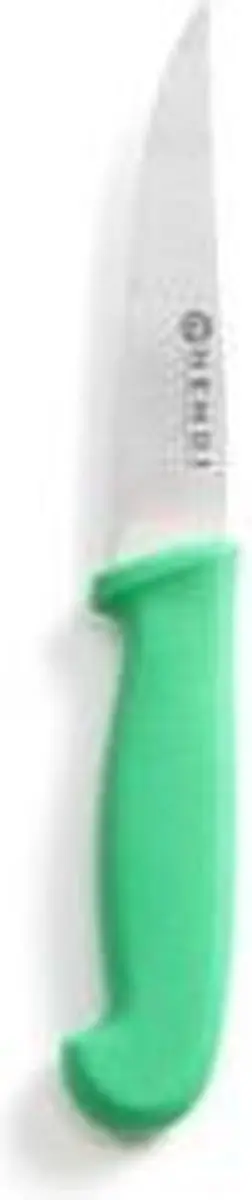 HENDI Universeelmes Gekarteld 205mm - Groen HACCP Heft