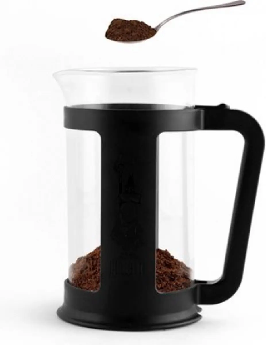 Bialetti Smart French Press 1L - 8 Koppen - Zwart