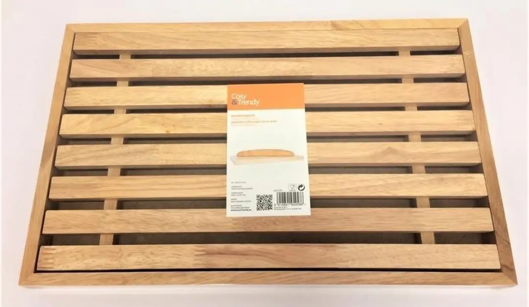 Cosy&Trendy Brood Snijplank met Kruimelbak 44x28cm