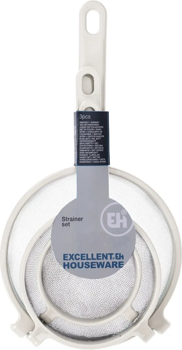 Excellent Houseware Vergiet/Zeefset 3-delig
