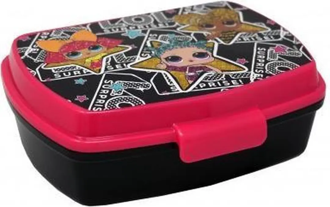 Marvel LOL Surprise Junior Broodtrommel - Roze/Zwart