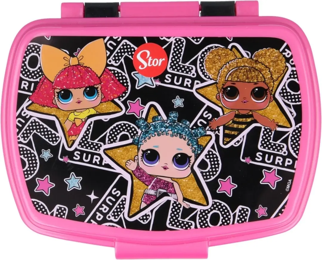 Marvel LOL Surprise Junior Broodtrommel - Roze/Zwart