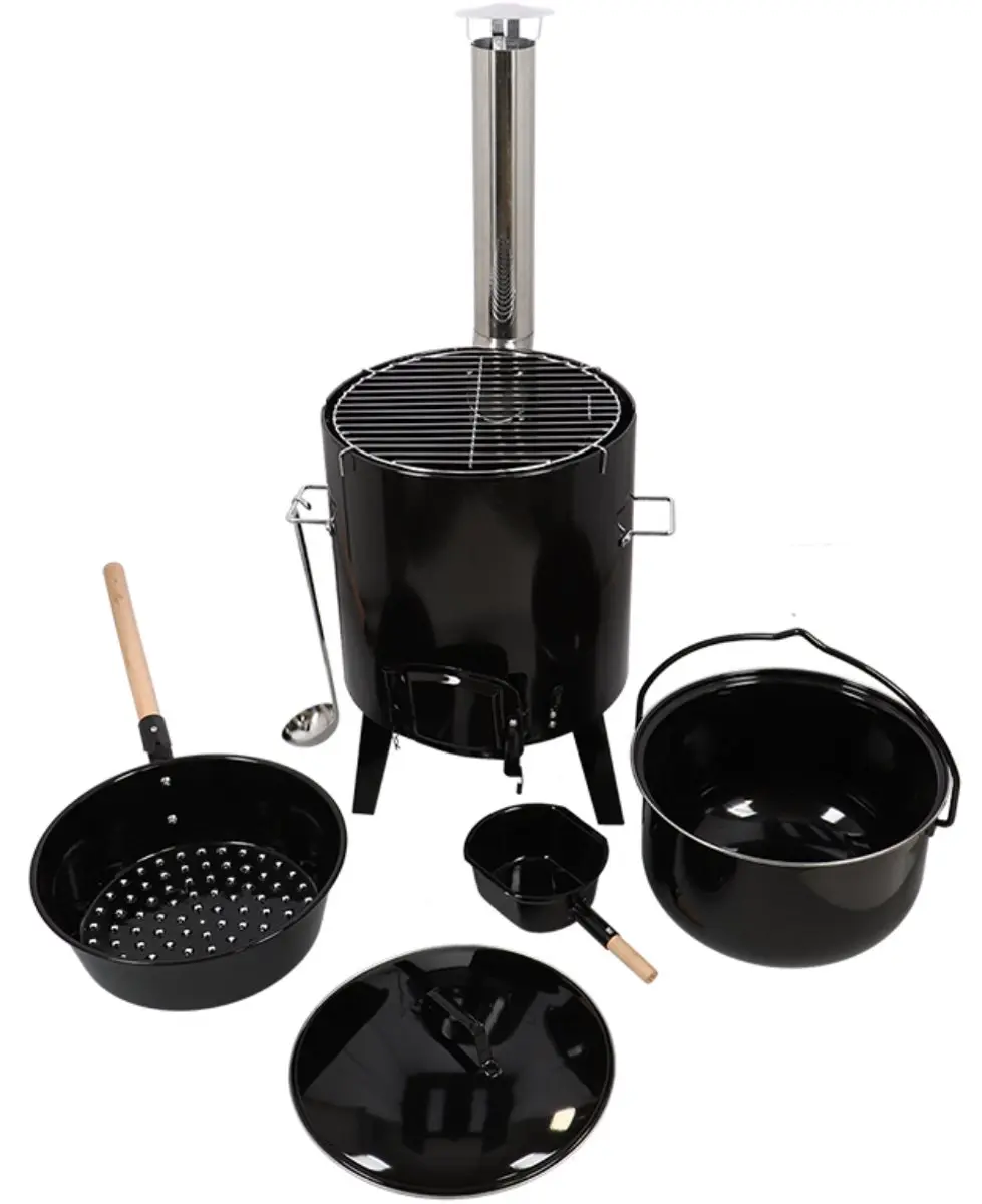 Esschert Design Fancy Flames Stoofkachel BBQ-set