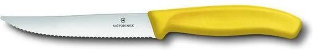 Victorinox SwissClassic Pizza-/Steakmes - Geel