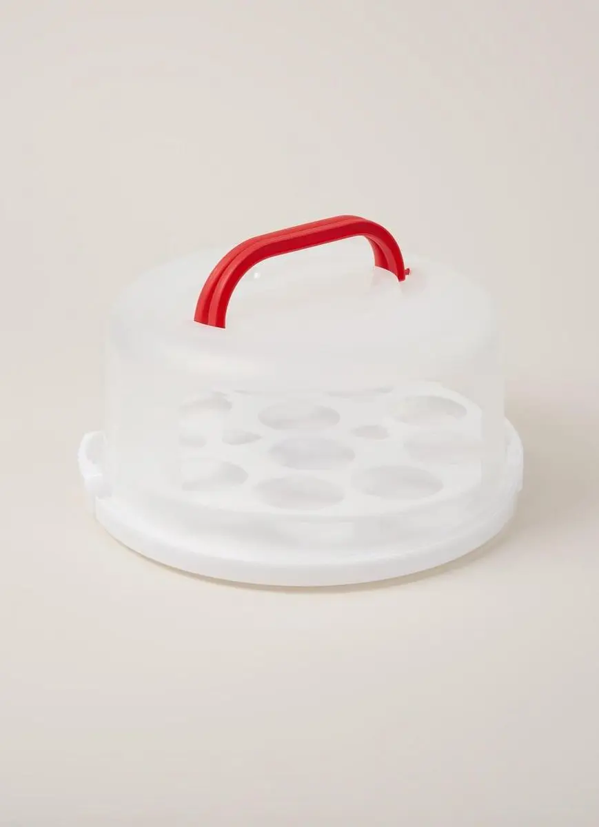 Patisse Taart- en Cupcake Doos Ø30cm - 11 Vakken - Transparant