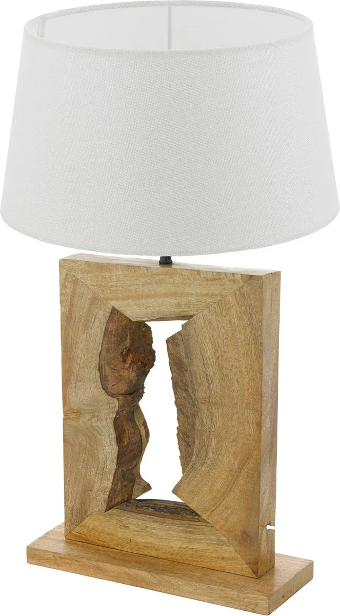 Eglo Ribadeo Tafellamp - Hout Bruin