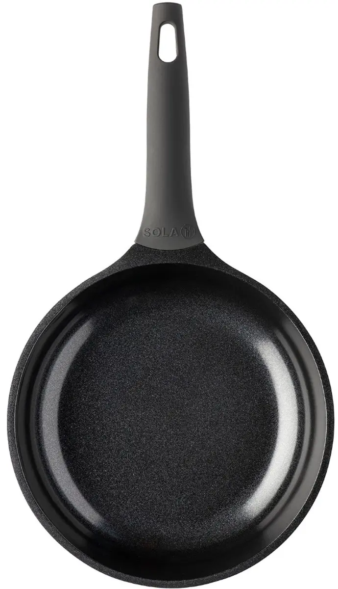 Sola Ceramic Deluxe Hapjespan 28cm - Zwart