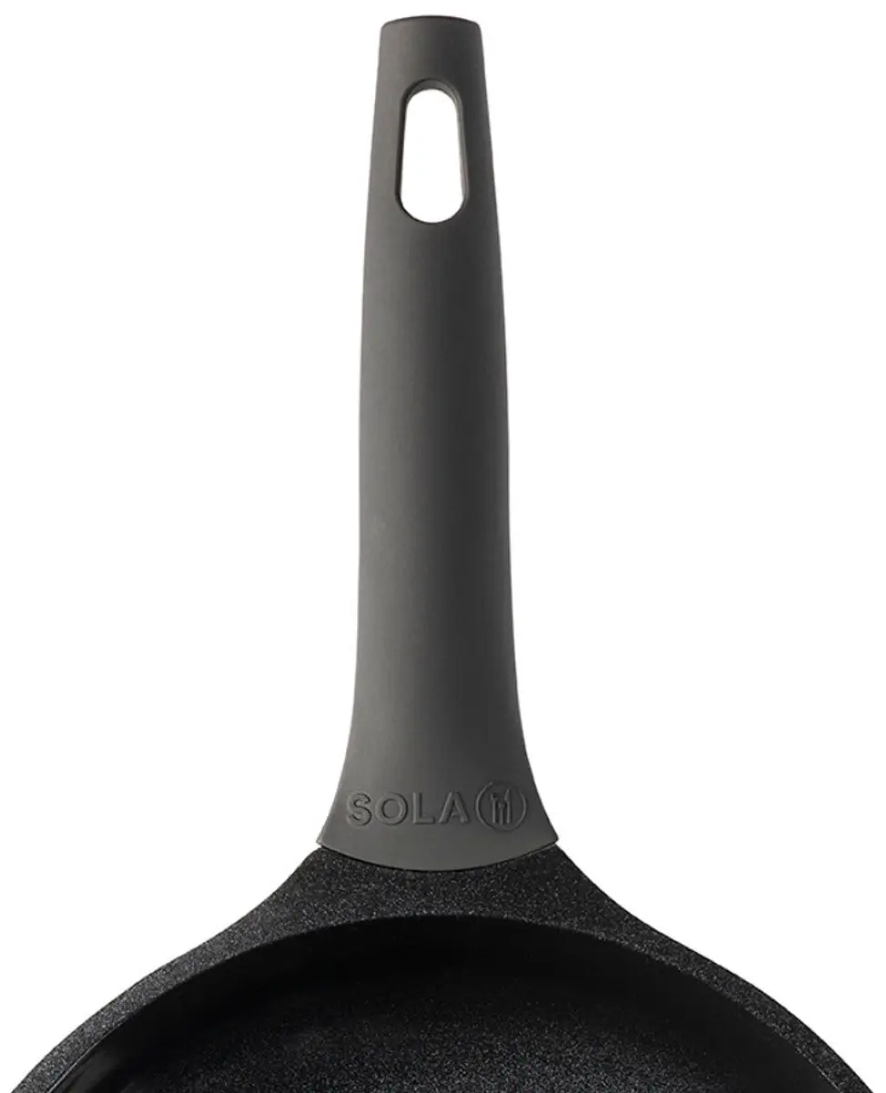 Sola Ceramic Deluxe Hapjespan 28cm - Zwart