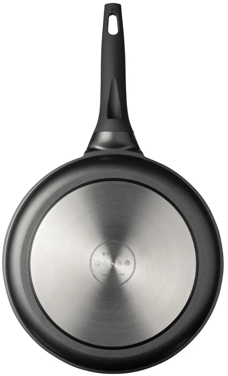 Sola Ceramic Deluxe Hapjespan 28cm - Zwart