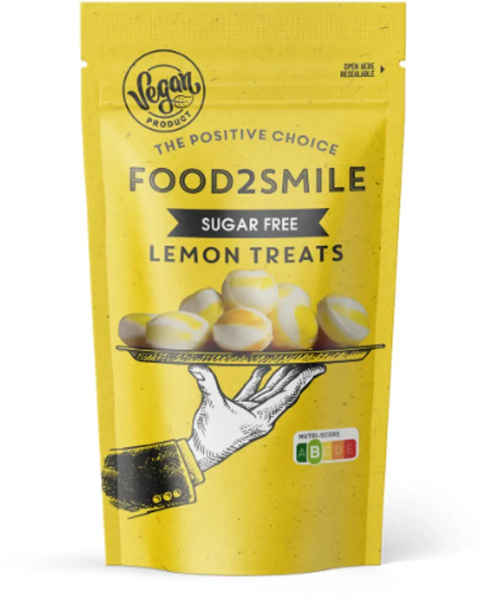 BergHOFF Food2Smile Smart Seal 0.4L Lemon Treats 90g - Transparant