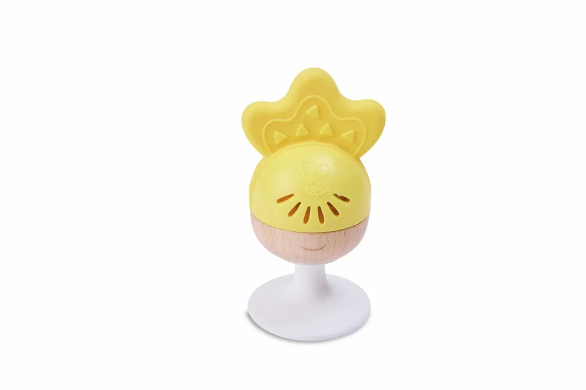 Hape Vrolijke Rammelaar Trio - 3 Stuks - Roze/Geel/Blauw