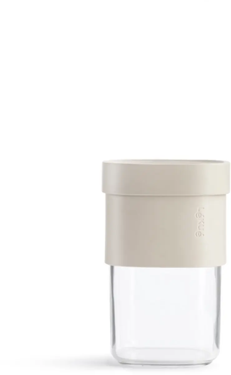 Lékué Flip Storage Voorraadbus 600/850ml - Beige