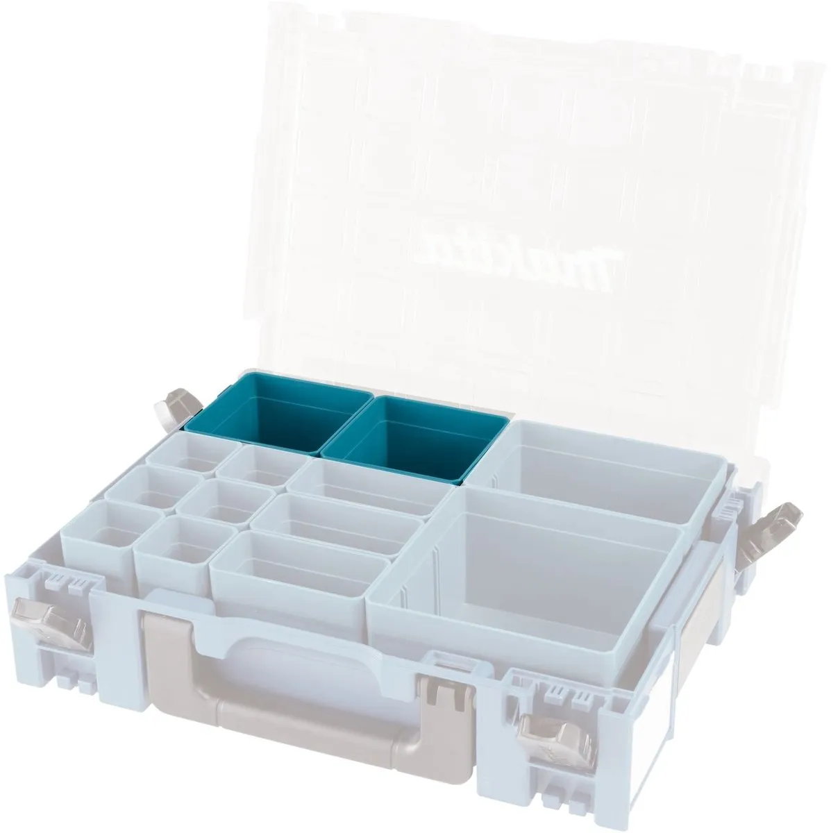 Makita 191X95-9 Inzetbak 100x100mm - Turquoise