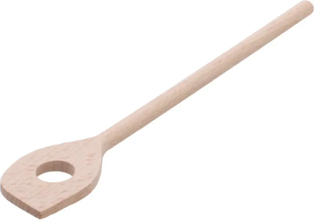 Patisse Pollepel met gat 30cm - Bruin