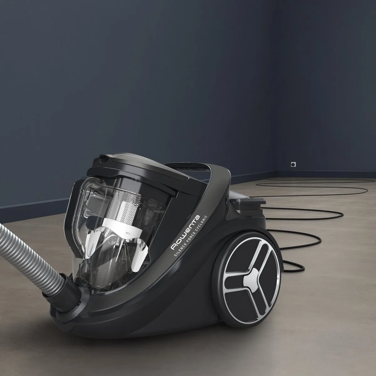 Rowenta Silence Force Effitech RO7935 Stofzuiger - 500W - 2,5L - Zwart