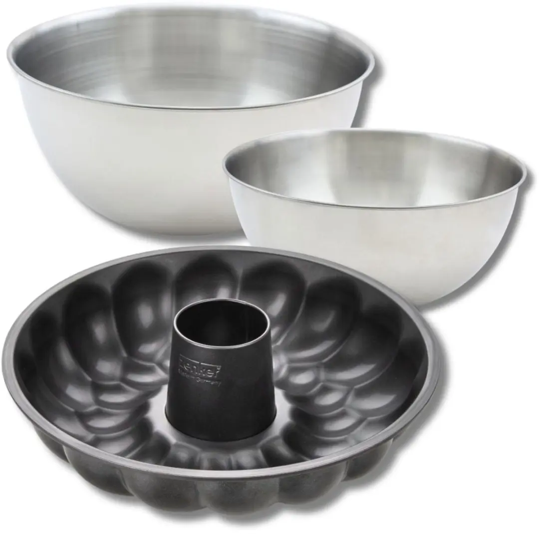 Zenker Set Broodvorm & Mengkommen RVS