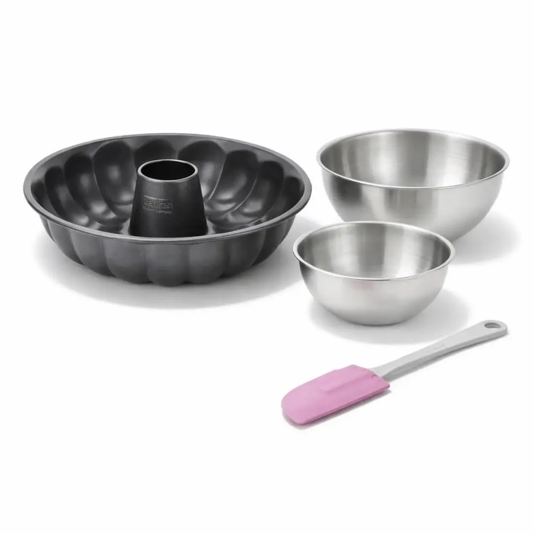 Zenker Set Broodvorm & Mengkommen RVS - 2 Stuks