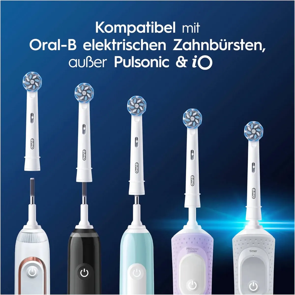 Oral-B Pro Sensitive Clean Opzetborstels 6 Stuks - MPN 8006540860717