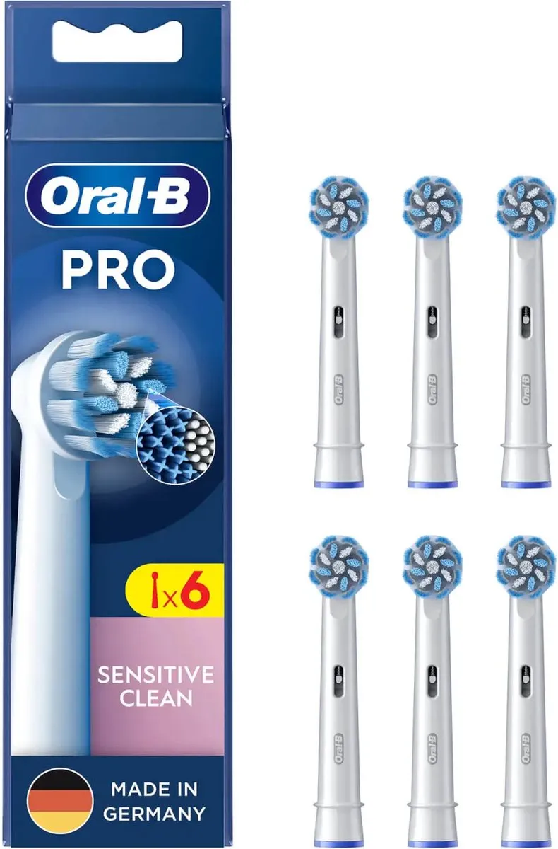Oral-B Pro Sensitive Clean Opzetborstels 6 Stuks