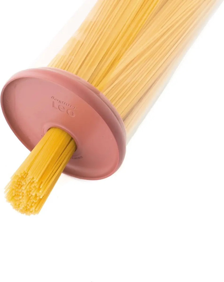 BergHOFF LEO Glazen Voorraadbus 1.9L - Roze