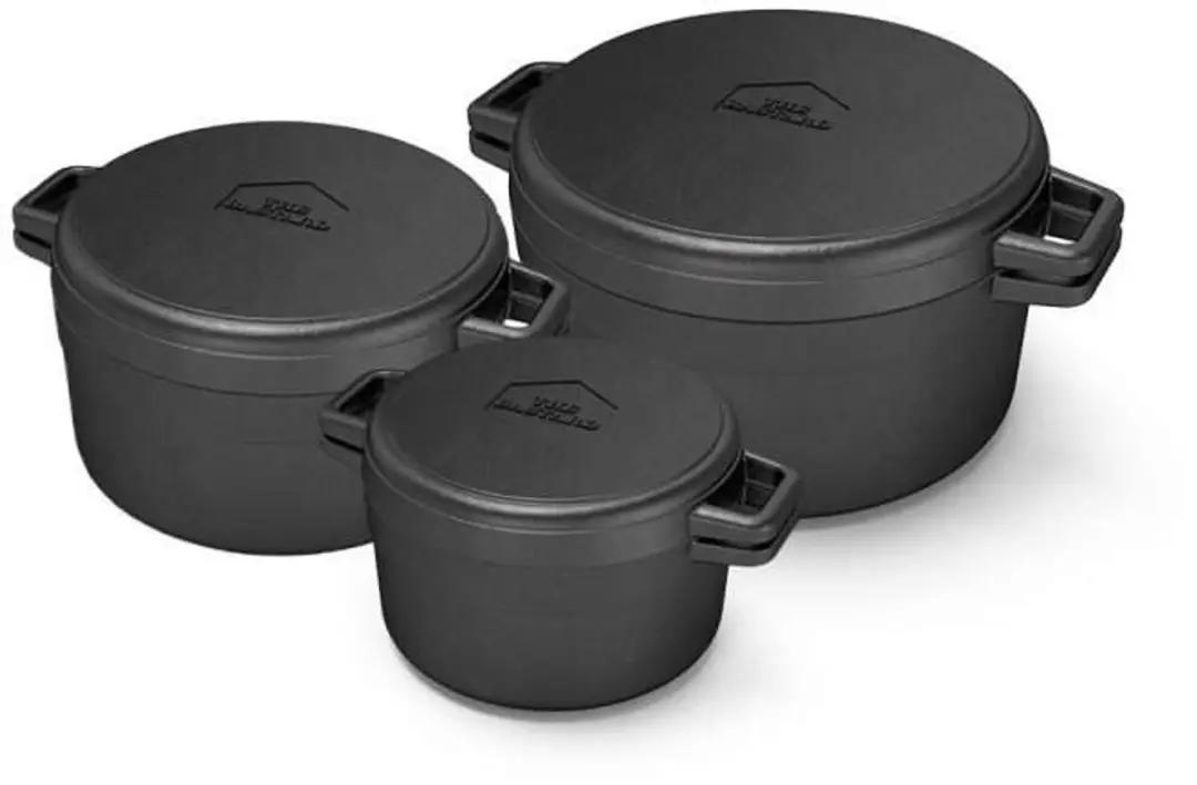 The Bastard Dutch Oven Large 28cm Gietijzer - Zwart - afbeelding 6 van 6
