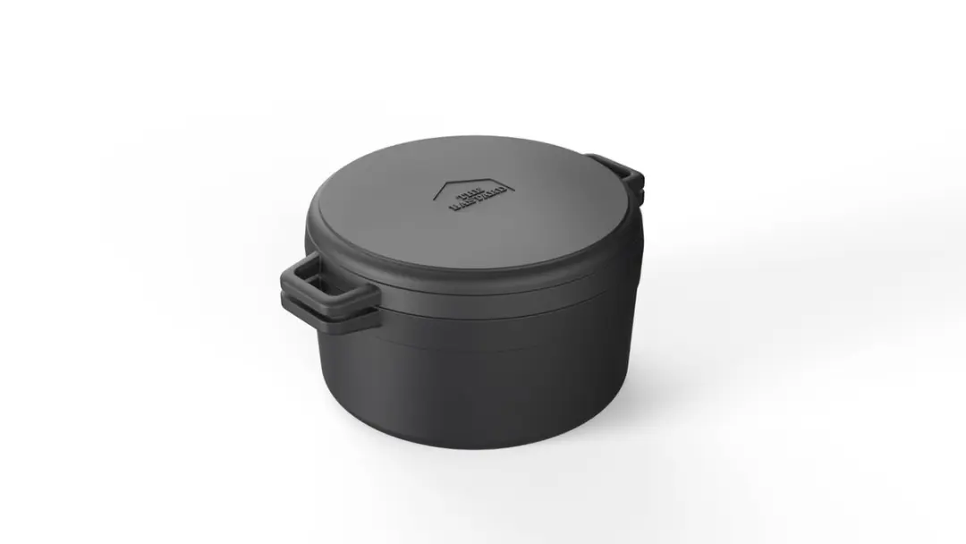 The Bastard Dutch Oven Large 28cm Gietijzer - Zwart