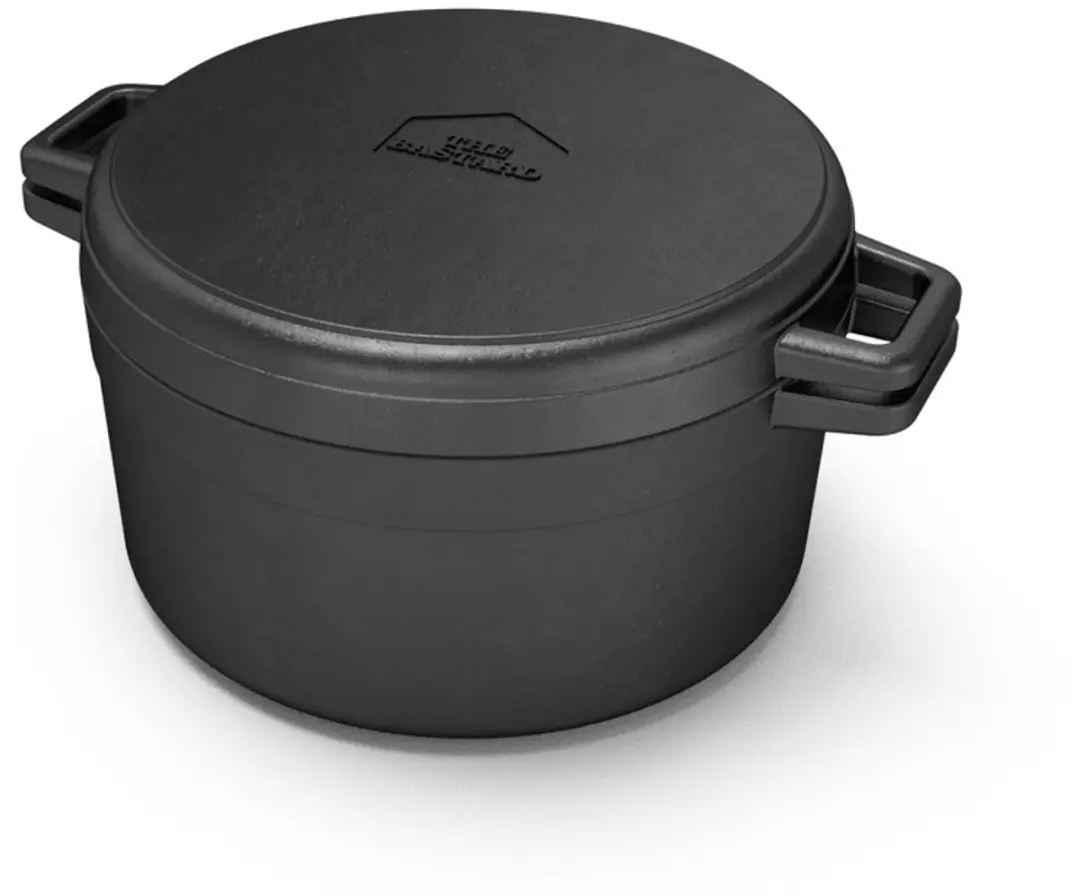The Bastard Dutch Oven Large 28cm Gietijzer - Zwart