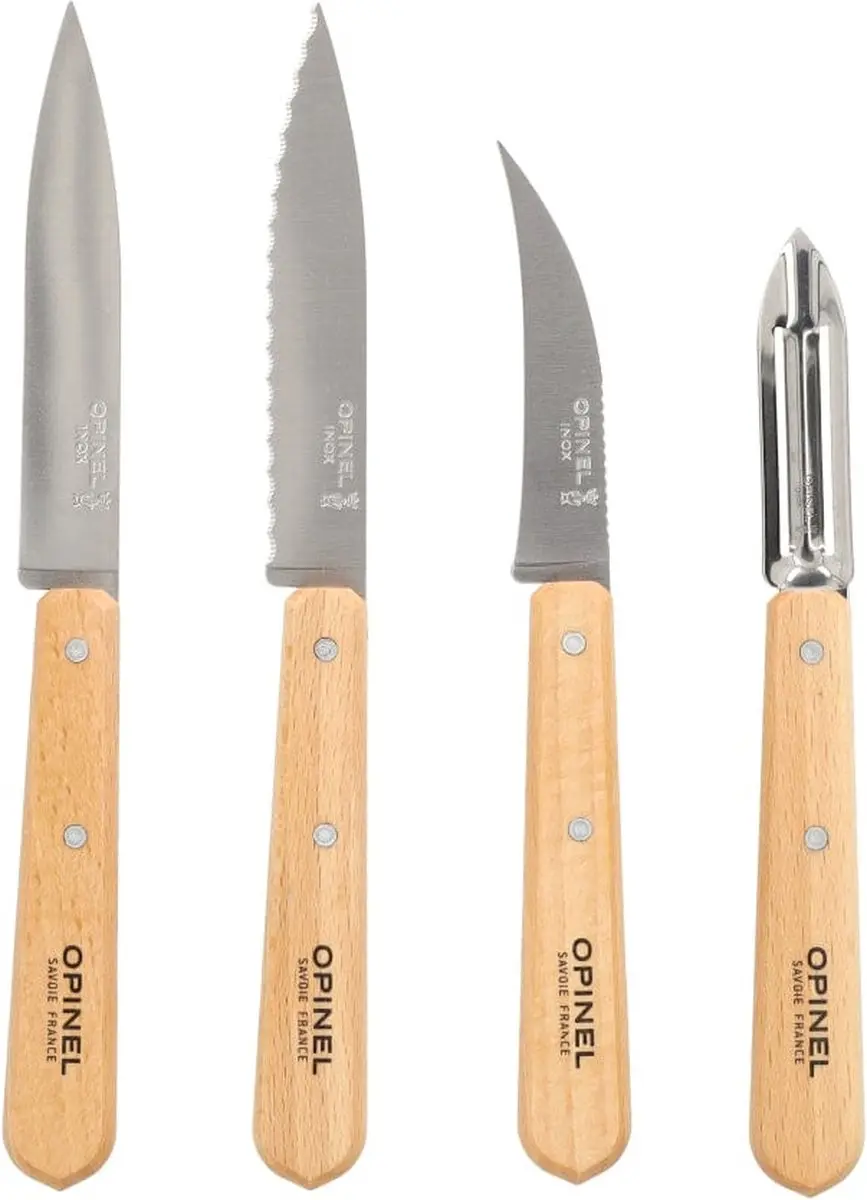Opinel Les Essentiels Keukenset 4-delig