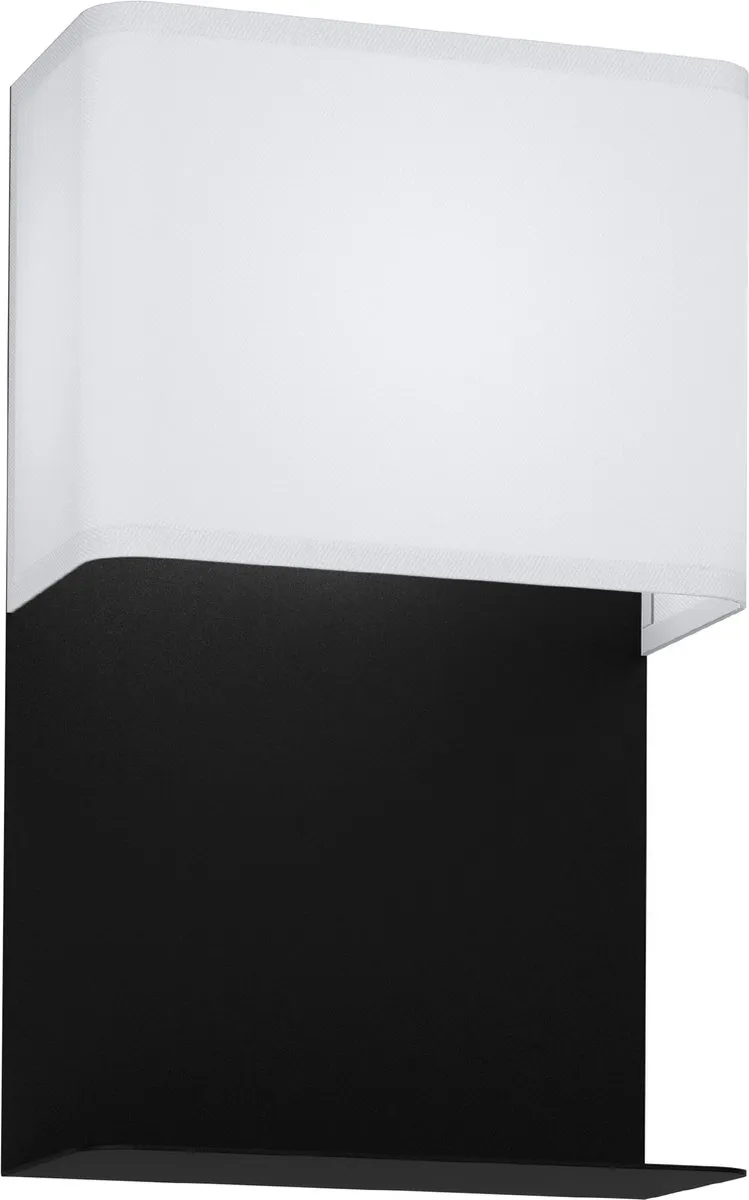 Eglo Galdakao Wandlamp LED 32cm - Zwart/Wit - afbeelding 6 van 6