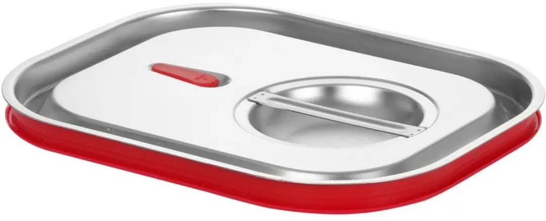 HENDI Deksel GN 265x325mm Silicone - Zilver